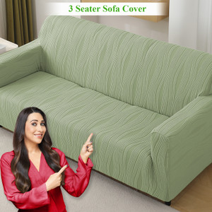 HOKiPO Jacquard 3 Seater Sofa Striped Cover