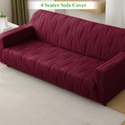 HOKiPO Jacquard 4 Seater Sofa Striped Cover