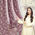 HOKIPO Luxe Foliage Foil Printed Curtains 7