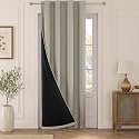 HOKIPO Midnight True Blackout Curtains 7 Feet