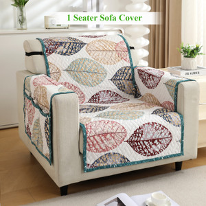 HOKiPO Polyester 1 Seater Sofa Floral Cover