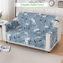 HOKiPO Polyester 2 Seater Sofa Floral Cover