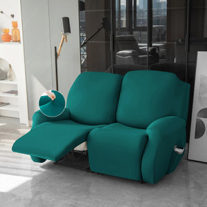HOKiPO Polyester 2 Seater Sofa Plain Cover