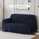 HOKiPO Polyester 2 Seater Sofa Plain Cover