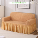 HOKiPO Polyester 2 Seater Sofa Plain Cover