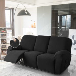 HOKiPO Polyester 3 Seater Sofa Plain Cover