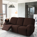 HOKiPO Polyester 3 Seater Sofa Plain Cover