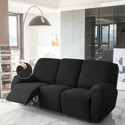HOKiPO Polyester 3 Seater Sofa Plain Cover