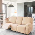 HOKiPO Polyester 3 Seater Sofa Plain Cover