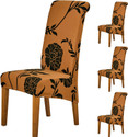 HOKiPO Polyester 4 Seater Chair Floral Cover