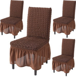 HOKiPO Polyester 4 Seater Chair Plain Cover