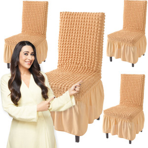 HOKiPO Polyester 4 Seater Chair Plain Cover