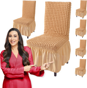 HOKiPO Polyester 6 Seater Chair Plain Cover