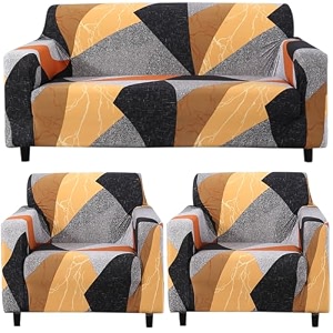 hokipo sofa cover 3 seater fully covered multicolor