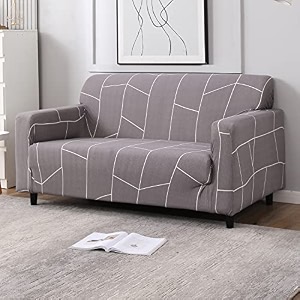 hokipo sofa cover 1 seater fully covered grey