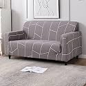 HOKIPO Sofa Cover 1 Seater Fully Covered, Grey