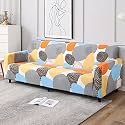 HOKIPO Sofa Cover 1 Seater Fully Covered, Multicolor
