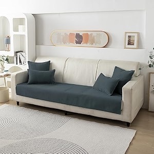 hokipo premium chenille sofa armrest cover pack of 2 dark grey ar-5281-dgry2