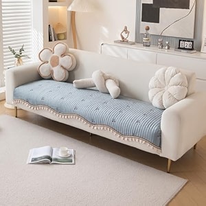 hokipo frilora sofa cover mat 150 cm brook grey