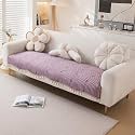 HOKIPO Frilora Sofa Armrest Cover, 1 Pair, Wisteria Lilac
