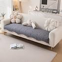 HOKIPO Frilora Sofa Cover Mat 220 cm, Porpoise Grey