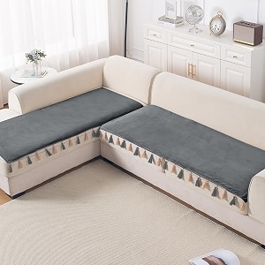 HOKIPO Premium Holland Velvet Sofa Cover 5