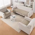 HOKIPO Premium Holland Velvet Sofa Cover 5