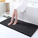 HOKIPO Chenille Microfiber Rectangular Bathroom Mats For Home, 45X60 Cm, Turquoise (Ar3797)