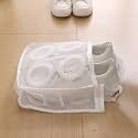 HOKIPO Shoe Mesh Bag for Washing Machine — Shoes Wash Bags with Bumper Protectors, Sneaker Laundry &amp; Drying Bag, Portable Mesh Laundry Bag for Shoes(AR-5884)