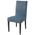 HOKIPO Stretchable Dining Chair Cover Set of 1 Washable Slip Covers (AR-4075-D5), Polyester Blend