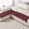 HOKIPO Tassel Tone Holland Velvet Sofa Cover