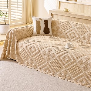HOKIPO Urban Loom 240 GSM Sherpa Sofa