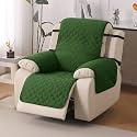 HOKIPO UrbanQuilt Quilted Recliner Cover Mat for 1 Seater, Forest Green