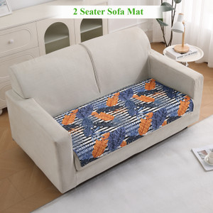 HOKiPO Velvet 2 Seater Sofa Floral Cover