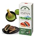 Hokkaido Anpan Matcha Flavor by Aki Foods Japan – Traditional Japanese Sweet Bread | Japanese Wagashi, Asian Bread, Dessert, Snack (5 Pieces) (Matcha)