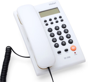 hola tf 700 corded landline phone white