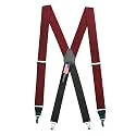 Hold'Em 100% Silk Suspenders for Men Clip End Dress Tuxedo Suspender Made in USA