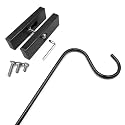 Hold It Mate Premium - One Piece Pole 32" Extension Kit Ideal for Bird Feeders, Lighter Flower Baskets, Chimes, etc. for Vertical Spindled Deck Railings Our Original Longer Extension Hook