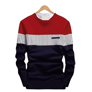 HOLDIT Color Block Round Neck Polyester T-Shirt