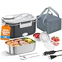 HOLDRUBY Electric Heated Lunch Boxes Adults 100W