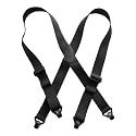 Hold-Up Airport Friendly No-Buzz Suspenders with Composite Gripper Clasps
