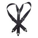 Hold-Up Airport Friendly No-Buzz Suspenders with Composite Gripper Clasps