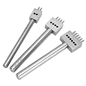 Hole Punch Tool, Leather Craft Kits Durable Belt Punching Tool Spacing Hole Puncher Tool for Leather for DIY for Craft(Spacing 4mm (2+4+6))