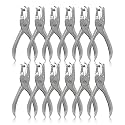 Hole Puncher, 12 Pack, 8 Sheet Capacity Single Hole Punch, Silver Color, Paper Punch for Paper, 1 Hole Puncher Single