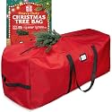 Holiday Cheer Christmas Tree Storage Bag Waterproof 9ft Red
