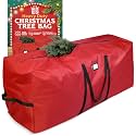 Holiday Cheer Christmas Tree Storage Bag Waterproof 7.5ft Red