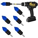 Holikme Drill Brush 4 Pack Blue Cleaning Brush