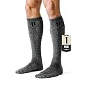 HOLLOW Alpaca Compression Socks for Women & Men, 15-20 mmHg, Made in USA