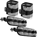 Hollowfly 2 Pairs Ankle Wrist Weights for Exercise