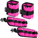 Hollowfly 2 Pairs Ankle Wrist Weights for Exercise